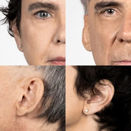 Arte de divulgação de Vice-Versa, álbum de Adriana Calcanhotto e Arnaldo Antunes